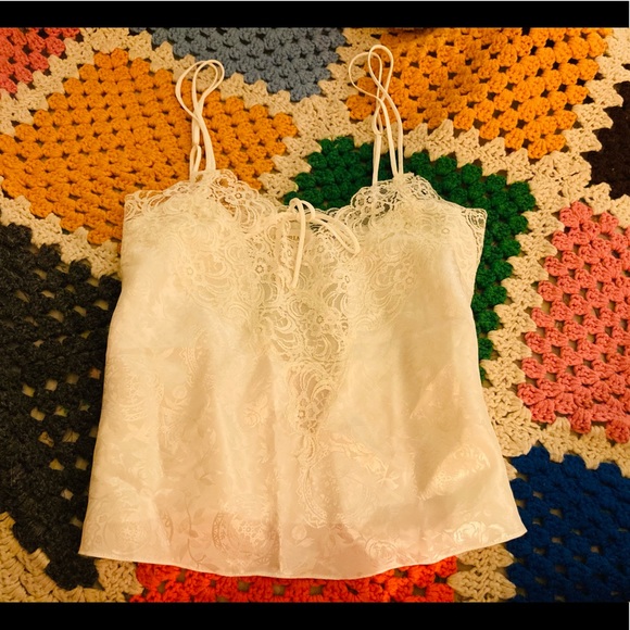 Vintage 80s/90s Victoria’s Secret Gold Label White Lace Lingerie Top - Picture 8 of 10
